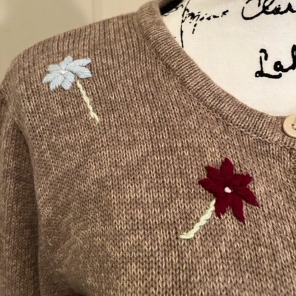 Stitches in Time vintage Button Down Cardigan Sweater Size Medium - Picture 5 of 7